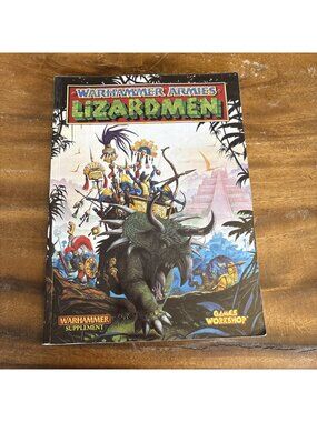 Warhammer Armies LIZARDMEN Soft Cover Book